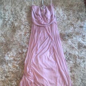 Mauve bridesmaids dress